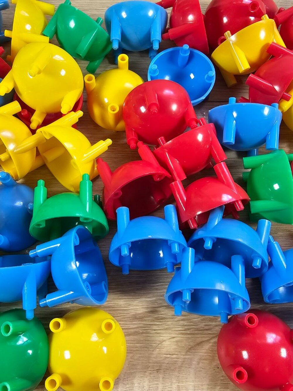 Slinky Form-A-Tions Formations Building Toy Complete 68 Pieces Vintage Ages 4-10 - Picture 9 of 10